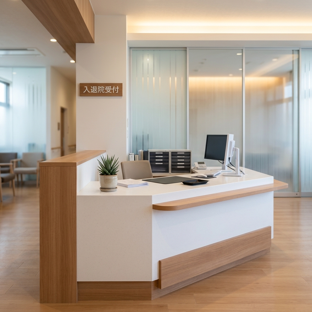 入退院受付デスク